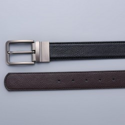 Smart Business Leather Belt in Neutral