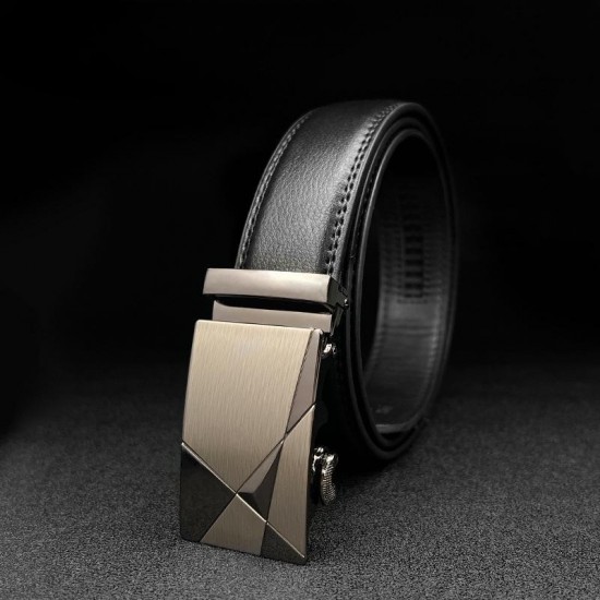 Durable Business Leather Belt in Neutral