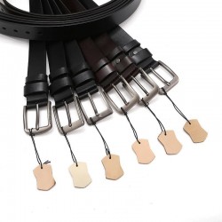 Light Carry Business Leather Belt in Neutral