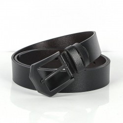 Signature Business Leather Belt in Neutral