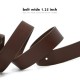 Simple Reversible Gentleman Belt in Neutral