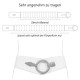 Balanced Reversible Gentleman Belt in Neutral