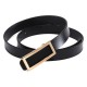 Minimal Matte Formal Belt in Neutral