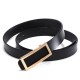 Minimal Matte Formal Belt in Neutral