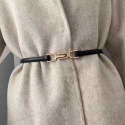 Polished Matte Formal Belt in Neutral