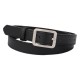 Comfort Fit Matte Formal Belt in Neutral
