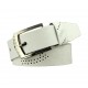 Simple Matte Formal Belt in Neutral