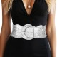 Flexible Matte Formal Belt in Neutral