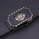 Textured Reversible Gentleman Belt in Neutral
