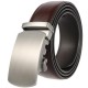 Minimal Business Leather Belt in Neutral