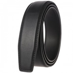 Textured Business Leather Belt in Neutral