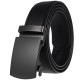 Streamlined Business Leather Belt in Neutral