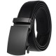 Streamlined Business Leather Belt in Neutral