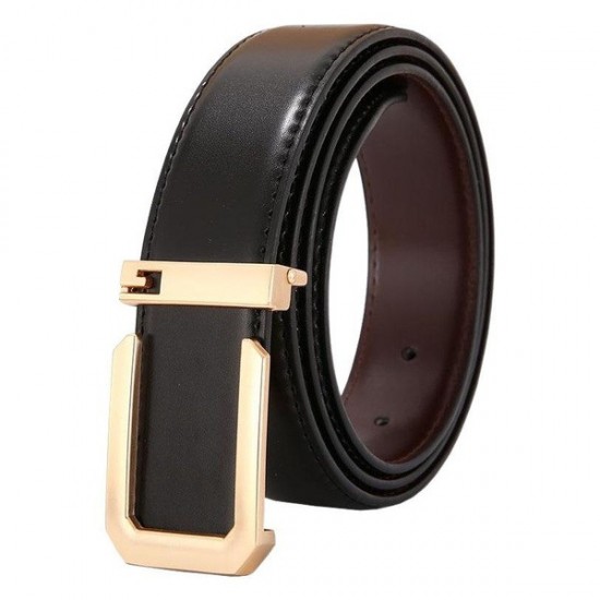 Relaxed Business Leather Belt in Neutral