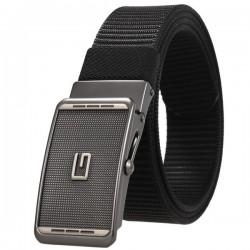 Clean Line Business Leather Belt in Neutral