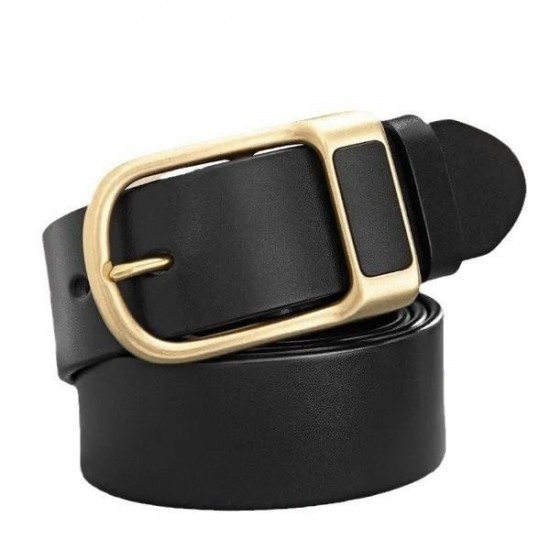 Comfort Fit Business Leather Belt in Neutral