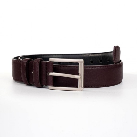 Utility Business Leather Belt in Neutral